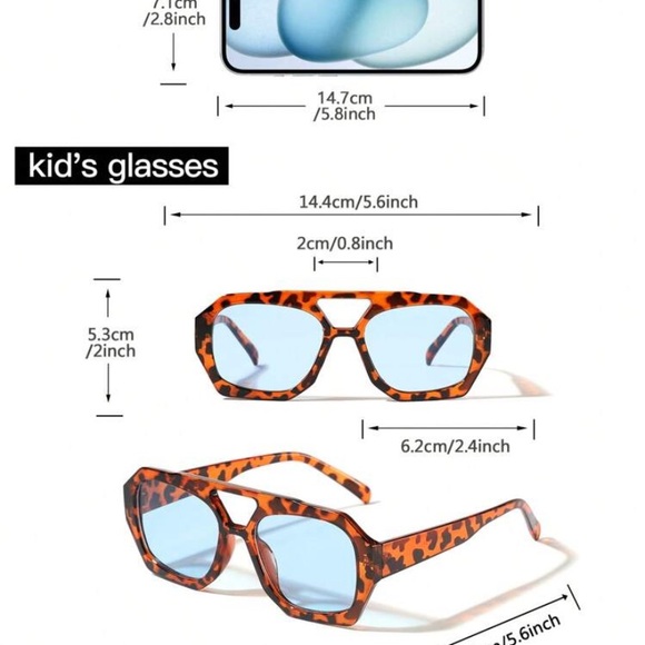 Bohemian Classic Aviator Square Frame Fashion Glasses boutique main image 6